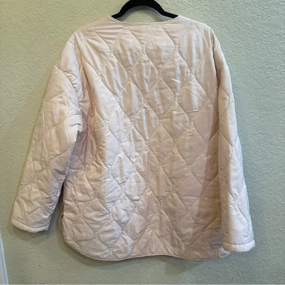 PrettyGarden Chic XL Baby Pink Puffer Quilted Winter Coat - Picture 2 of 7